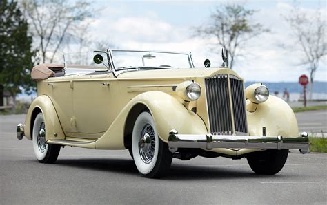 1936 Packard Twelve Dual Cowl Model 1407 Phaeton Gooding Company