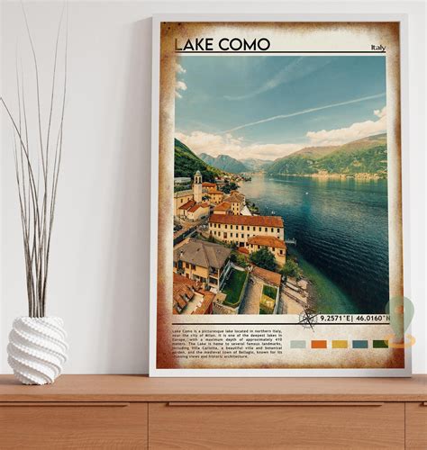 Lake Como Print Lake Como Art Lake Como Poster Lake Como Etsy