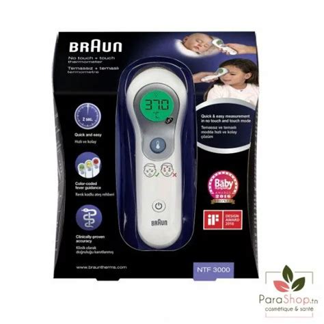 BRAUN NTF3000 Thermomètre Sans Contact Frontal