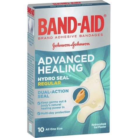 Band Aid Advanced Healing Regular Plasters 10 Pack Woolworths