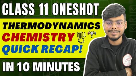 Thermodynamics One Shot In 10 Minutes Class 11 Chemistry NEET 2024