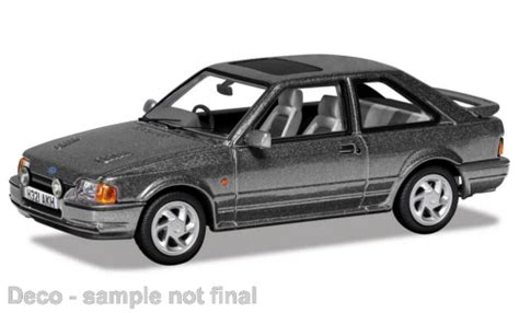 Miniature Ford Escort Vanguards Mk Iv Rs Turbo Metallise Gris Rhd