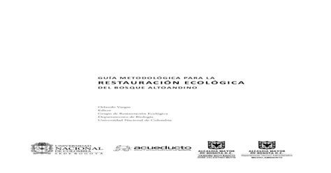 Guia Restauración Ecológica [pdf Document]