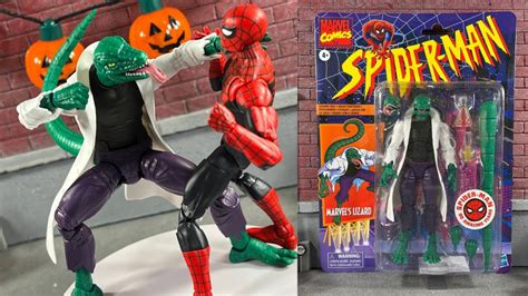 Marvel Legends Lizard Retro Spider Man Lizard Man Action Figure Review Youtube