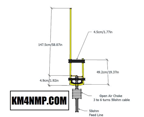 2m Portable J Pole Antenna Tuning Km4nmp