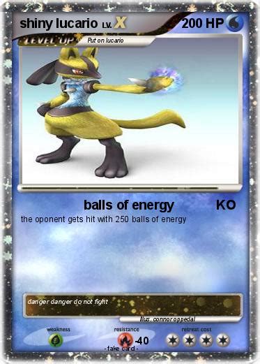 Pokémon shiny lucario 11 11 - balls of energy KO - My Pokemon Card