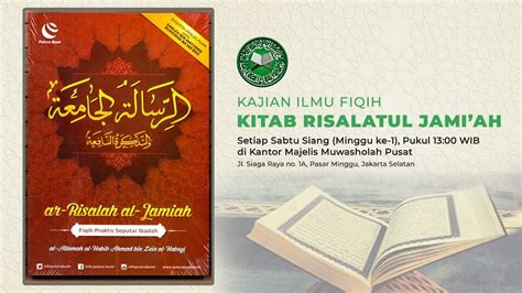 LIVE Kajian Rutin Kitab Risalatul Jami Ah 27 Habib Muhammad