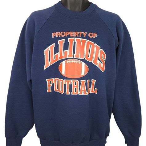 Vintage Illinois Fighting Illini Sweatshirt Vintage 90s Football Grailed