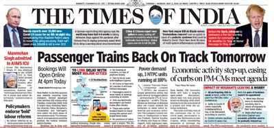 TOI leads The Hindu by 49,000 in Chennai | Chennai News - Times of India