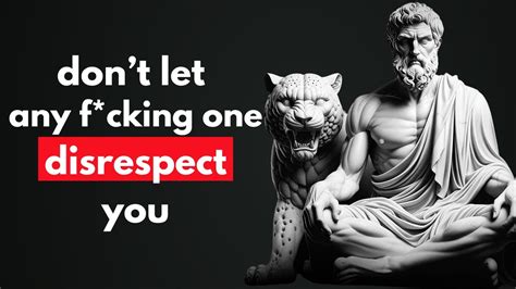 20 Ultimate Stoic Lesson To Handle DISRESPECT Stoicism YouTube