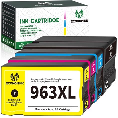 Economink Xl Pack Of Replacement Ink Cartridges For Hp Xl For