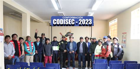 Instalación y Juramentación CODISEC 2023 Noticias Municipalidad