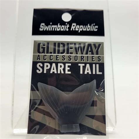 Nuevo Swimbait Republic Spare Tail Color Gunsmoke Fanatic Pesca