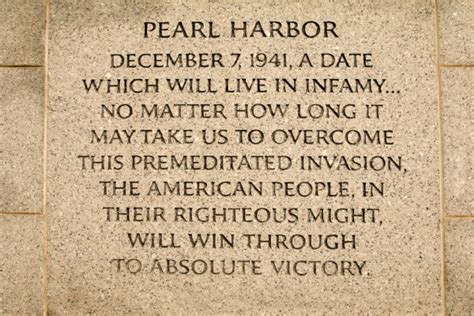 Pearl Harbor Remembrance Quotes Quotesgram