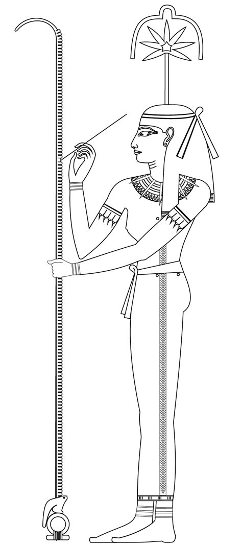 Seshat Diosa De La Escritura Y La Sabidur A Dibujos De Egipto Para