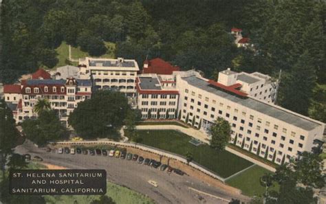 St. Helena Sanitarium and Hospital California Postcard