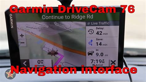 Garmin Drivecam User Interface Walkthrough I Navigation Youtube