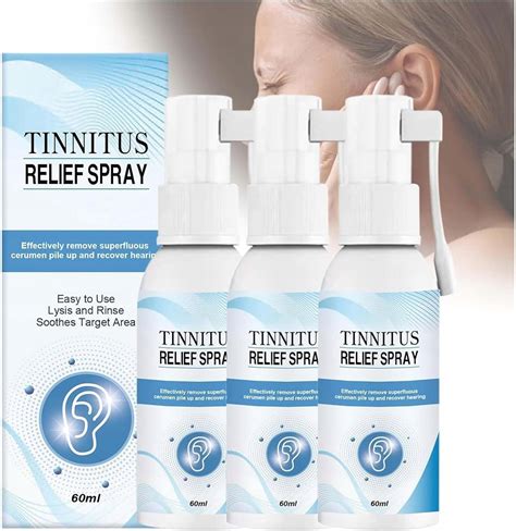 Tinnitus Relief Spray Tinnitus Relief For Ringing Ears 3 Szt