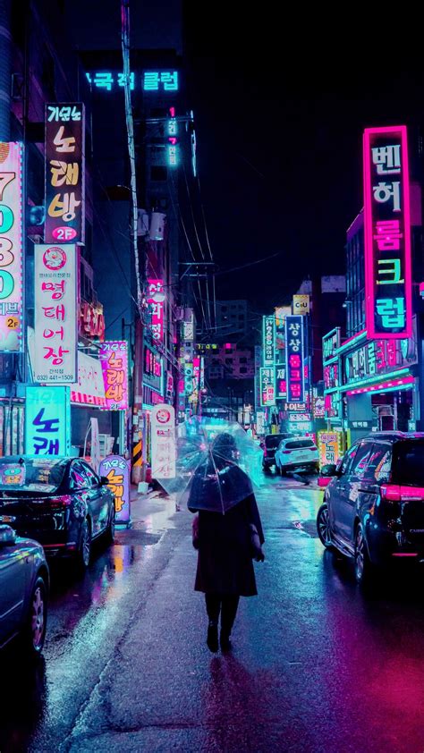 Anime Neon City Wallpapers - Wallpaper Cave