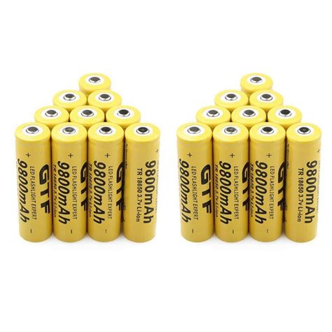 3 7 V GTF 18650 9800mAh baterías de alta cap Grandado