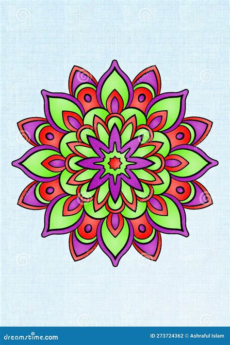 Mandala Art | Rangoli Design Stock Photo - Image of design, angoli ...