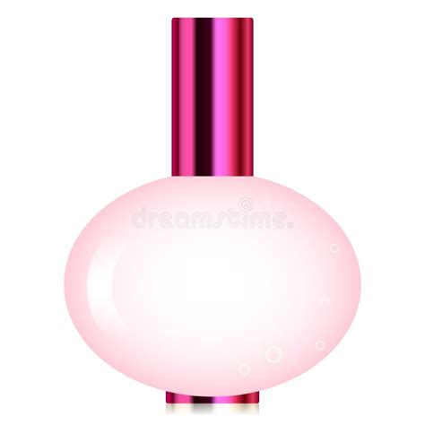 Garrafa De Perfume Cor de rosa Ilustração do Vetor Ilustração de