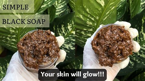 How To Mix Black Soap For Glowing Skin Diy Black Soap With Turmeric