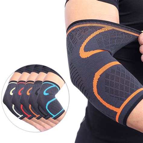 Pasang Lengan Penyangga Kompresi Penyangga Siku Untuk Tendonitis