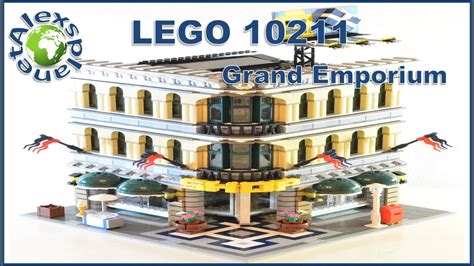 Lego Shop Grand Emporium Build Review Youtube