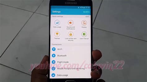 Samsung Galaxy S6 How To Turn On Or Turn Off Vibration Universal Switch Feedback Youtube