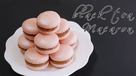 홍차 마카롱 만들기 Black Tea Macaronㅣ몽브셰 Youtube