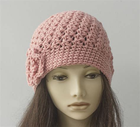 Ravelry Textured Flower Cloche Pattern By Judy Stalus