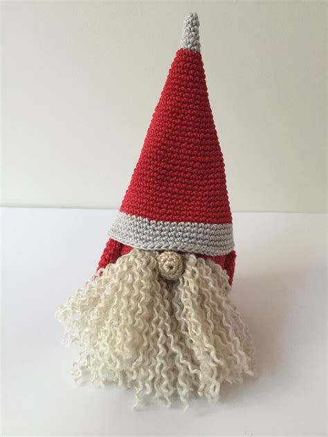 Santa Gonk Crochet Crochet Scandinavian Santa Crochet Etsy