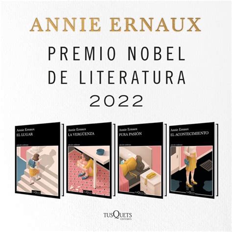 Annie Ernaux Premio Nobel De Literatura