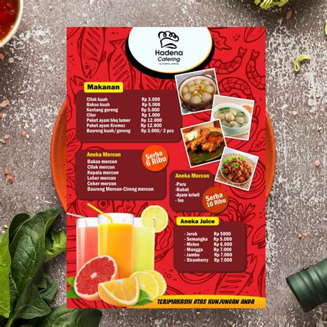 Jasa Desain Menu Makanan Profesional Shopee Indonesia Riset