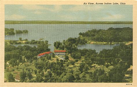 Vintage Travel Postcards: Indian Lake, Ohio