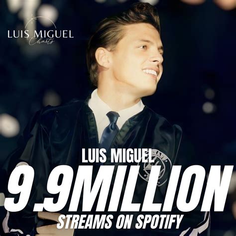 Luis Miguel Charts On Twitter Luis Miguel Recibi Millones De