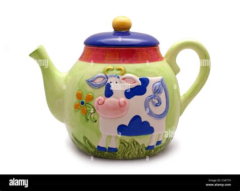 Antique Porcelain Teapot Stock Photo Alamy