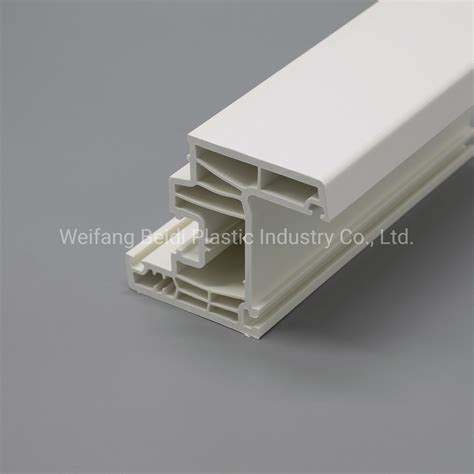 China Beidi PVC Casement Windows And Doors Profiles Plastic Sliding