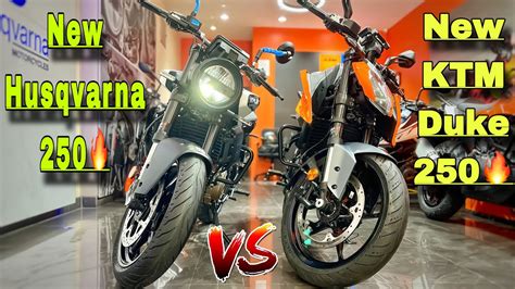 2024 New Husqvarna Vitpilen 250 VS KTM Duke 250 3RD Generation