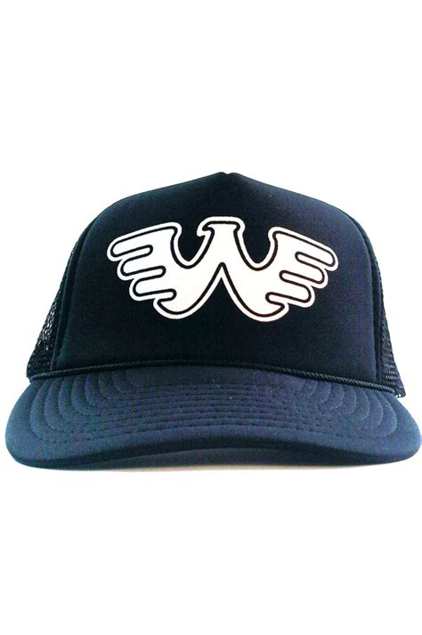 Waylon Jennings Symbol Flying W Trucker Hat Black Waylon Jennings Merch Co