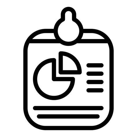 Credit report icon, outline style 15660745 Vector Art at Vecteezy