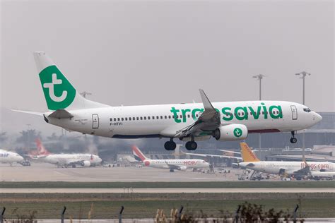 F HTVI Boeing 737 8K2 Transavia France LFLL Lyon St Flickr