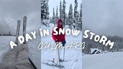 ALMOST STUCK IN SNOW STORM GULMARG DAY 2 VLOG 9 KASHMIR