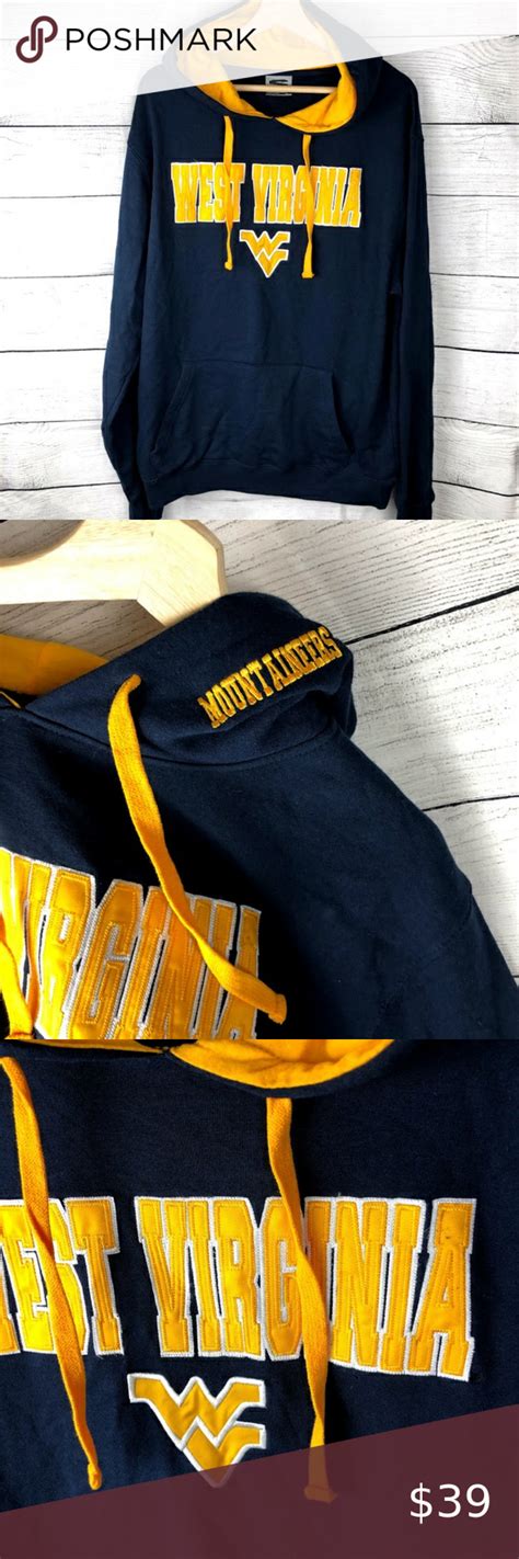 Stadium Athletics Wvu Mountaineers Hoodie Sweatshirt Tops