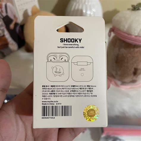 Official Bt Shooky Airpod Case Hobbies Toys Memorabilia