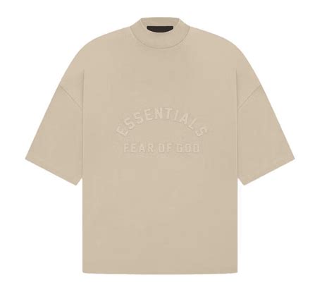 Fear Of God Essentials Ss23 Black Collection T Shirt Dusty Beige Men