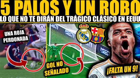 ASI FUE EL ROBO DEL BARÇA AL REAL MADRID CASI LESIONAN Y GOL NO