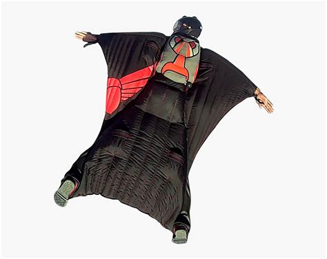 Wingsuit Flying Png, Transparent Png - kindpng