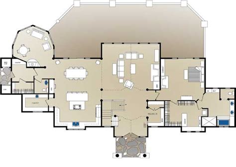 Jackson Log Home Floor Plan By Wisconsin Log Homes